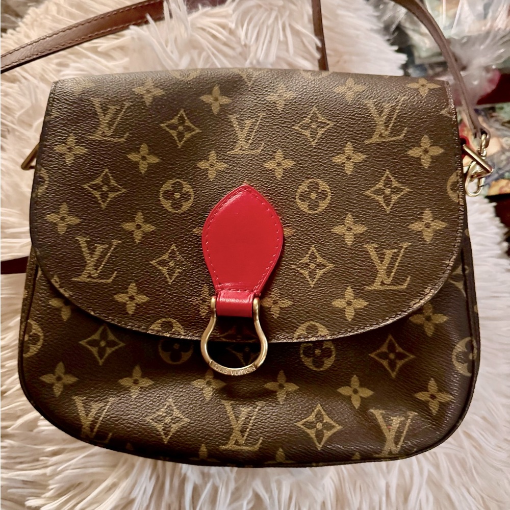 Authenic ASIS Louis Vuitton Brown Monogram Crossbody Bag